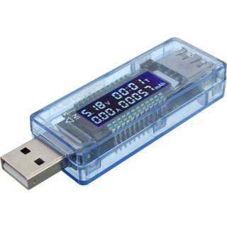 👉 Accutester active 3V-9V 0-3A USB-oplader Voedingsdetector Spanningsstroommeter