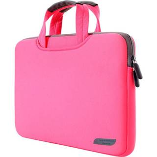 👉 Handtas magenta active netbooktas 12 inch draagbare luchtdoorlatende voor MacBook, Lenovo en andere laptops, afmeting: 32x21x2cm (magenta)