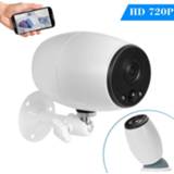 👉 Wit active VESAFE VS-DC01 Beveiliging HD 720P Tweerichtingsaudio Draadloze wifi IP-camera, ondersteuning voor nachtzicht en PIR-detectie TF-kaart, IP54 waterdicht (wit)