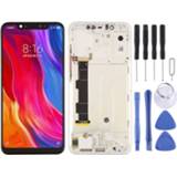 👉 Digitizer zilver active Lcd-scherm en volledige montage met frame- zijtoetsen voor Xiaomi Mi 8 (zilver)