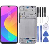 👉 Digitizer zilver active Lcd-scherm en volledige montage met frame voor Xiaomi Mi CC9e / A3 (zilver)