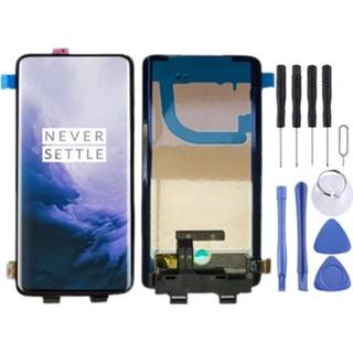 👉 Digitizer zwart active Lcd-scherm en volledige montage met frame voor OnePlus 7 Pro (zwart)