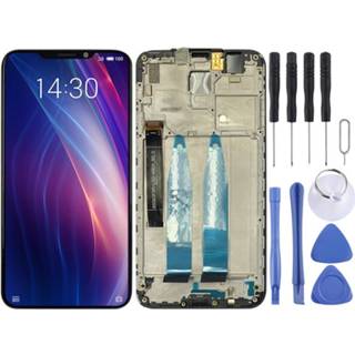 👉 Digitizer zwart active LCD-scherm en volledige montage met frame voor Meizu X8 (zwart)