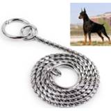 👉 Halsband active 35cm Pet P Chain Halsbanden Neck Strap Dog Neckband Snake Solid Metal Collar