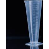 👉 Kegel transparant PP plastic glas active 100 ml Food Grade Kolf Digitale Maatbeker Cilinder Schaal Maatregel Lab Laboratorium Gereedschap (Transparant)