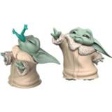 👉 Mannen baby's Star Wars The Mandalorian - Baby Yoda (2 Pack Child Froggy Force 5,5 CM) 5010993762590