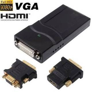👉 Beeldscherm active USB 2.0 naar DVI / VGA HDMI-beeldschermadapter, ondersteuning voor Full HD 1080P, uitbreidbaar tot 6 beeldschermen