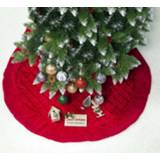 👉 Kerstboom fluwelen active 2 stuks kerst dubbele geruite onderkant ornament rok (geruite flanel)