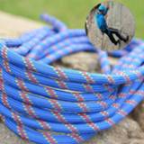 👉 Statisch touw blauw active Extra klimmen Veiligheid reddingslijn, lengte: 10 m Diameter: mm (blauw)