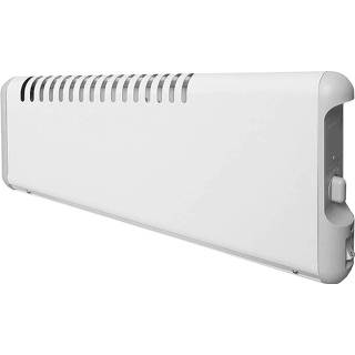 👉 Elektrische radiator wit DRL E-comfort RoundLine radiator, warmteafgifte 1500W, (hxb) 40x142.2 cm, 8719577003636
