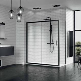 👉 Zijwand zwart voor Douchecabine Novellini Zephyros F 68x195 cm Mat Profiel 8013232375824