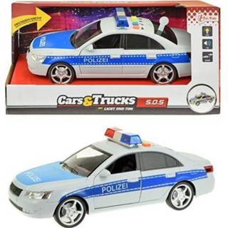 👉 Speelgoedvoertuigen ja Toi-Toys Politiewagen Met Licht En Geluid - 24 cm 8714627240498