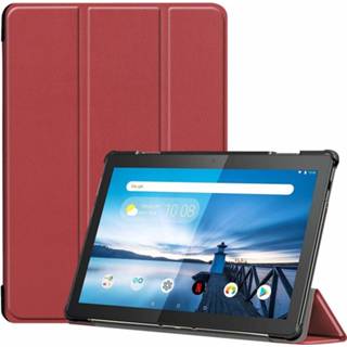👉 Blauw active Lenovo Tab M10 hoes - Tri-Fold Book Case (TB-X505) Donker 8719793077381