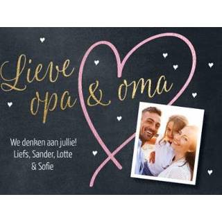 👉 Sterktekaart senioren Luckz | Lieve opa & oma Met eigen naam en foto