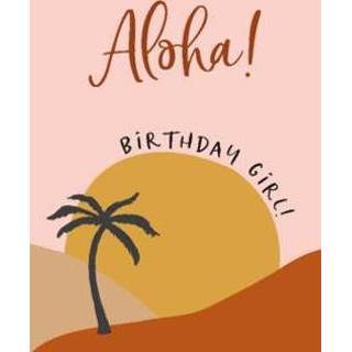 👉 Verjaardagskaart meisjes Verjaardags kaart | Tsjip Birthday girl Aloha