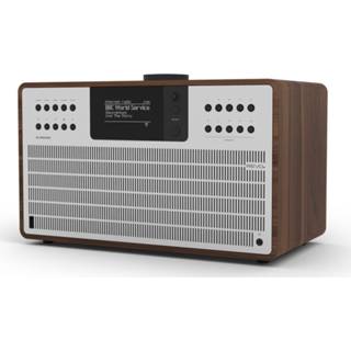 👉 Zilver nederlands Revo: SuperCD All-In-One DAB+ Internetradio met CD-speler - Walnut/Silver 5060136411908