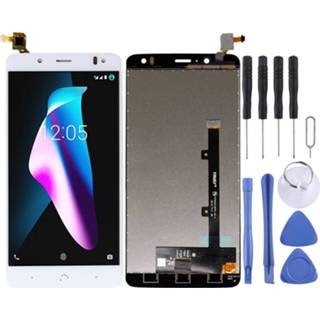 👉 Digitizer wit active LCD-scherm en volledige montage voor BQ Aquaris V Plus (wit)