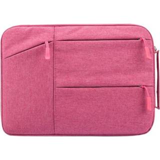 👉 Lager magenta active netbooktas Universele Meerdere Zakken Draagbaar Oxford Doek Zacht Eenvoudig Zakelijk Laptop Tablet Tas, Voor 14 inch en MacBook, Samsung, Lenovo, Sony, DELL Alienware, CHUWI, ASUS, HP (Magenta)