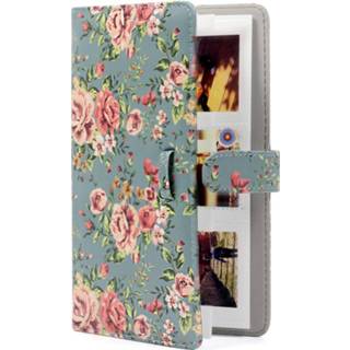 👉 Fotoalbum PU active Rozenpatroon 3 inch DIY Mini Creativity Insert Type 32 Pages Prachtig voor Polaroid