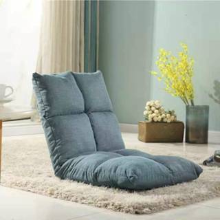 Fauteuil active Luie Tatami vloerkussens Bedstoel Opklapbare bank (helder zee)