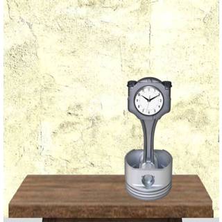 👉 Klok Piston En Pennenhouder 752203048173