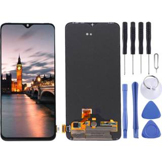 👉 Digitizer zwart active AMOLED Materiaal LCD-scherm en Volledige montage voor OnePlus 7 (zwart)