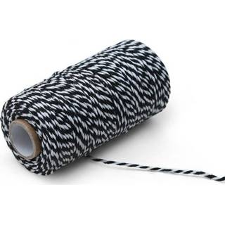 👉 Trekkoord active Tweekleurige katoenen draad handgemaakte DIY geschenkdoos verpakkingstouw 2 mm dik (100 m / rol) (01)