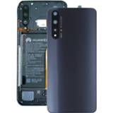 👉 Batterij zwart active Originele achterkant met cameralens voor Huawei Honor 20 (zwart)