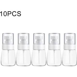 👉 Parfum transparante transparant plastic active schoonheid 10 stuks draagbare hervulbare fijne mist spuitfles lege spuitfles, 30ml (transparant)