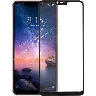 👉 Lens zwart active Front Screen Outer Glass voor Xiaomi Redmi Note 6 (zwart)