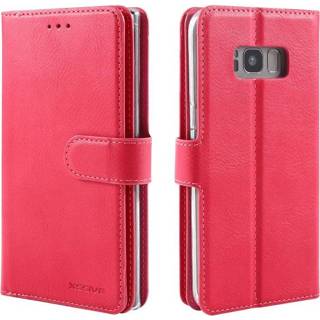 👉 Portemonnee kunstleer roze walletcase Geen IP certificering stuks opdruk FONU Wallet Case Samsung Galaxy S8 - 6013717458495