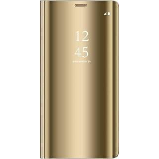👉 Flip cover goud Samsung Galaxy S9 Luxury Mirror View - 5712579928849 1518610493000