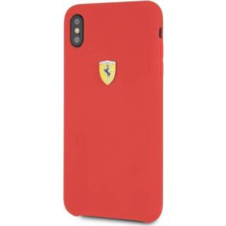 👉 Geen IP certificering opdruk rood XS backcover stuks Ferrari Plain iPhone Max - 3700740436837