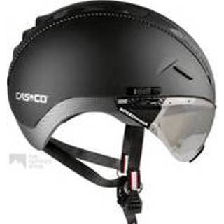 👉 Bike zwart active Casco Roadster e helm + vautron vizier (meekleurend) - Gratis montage!