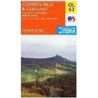 👉 Ladder Correen Hills & Glenlivet, Bennachie Hills, Insch Rhynie - Ordnance Survey 9780319243015