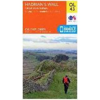 👉 Hadrian's Wall, Haltwhistle & Hexham - Ordnance Survey 9780319242827