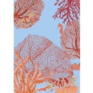 👉 Poster blauw &Ink Aqua A4 - 8719325945218
