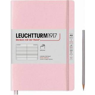 👉 Notitieboek medium Leuchtturm1917 notitieboekje softcover a5 gelinieerd powder 4004117569821