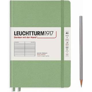 👉 Notitieboek medium Leuchtturm1917 notitieboekje a5 gelinieerd sage 4004117569982
