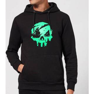 👉 Sea Of Thieves 2nd Anniversary Skull Hoodie - Navy - XXL - Navy blauw