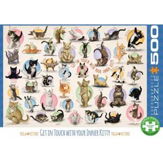 👉 Puzzel XL Yoga Kittens (500 stukjes) 628136509916