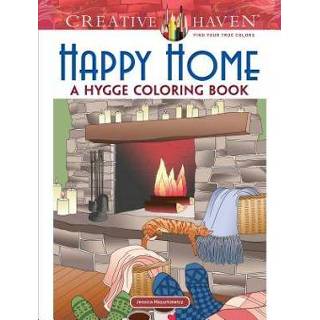👉 Engels Creative Haven Happy Home: A Hygge Coloring Book 9780486821634