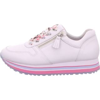 👉 Sneakers buitenmateriaa leer vrouwen rosa laag