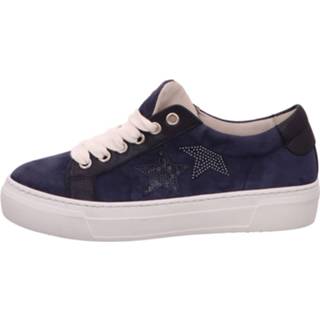 👉 Sneakers buitenmateriaa leer vrouwen donkerblauw laag 4058394285929
