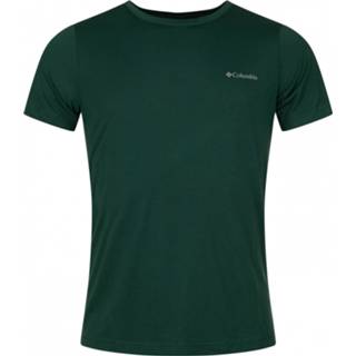 👉 Shirt XL mannen zwart olijfgroen Columbia - Maxtrail S/S Logo Tee T-shirt maat XL, olijfgroen/zwart 193553390343