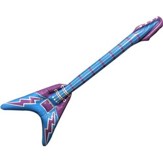 👉 Opblaas gitaar blauw Elektrische -