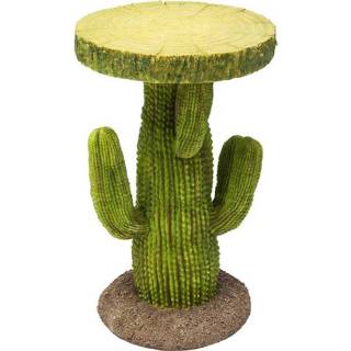 👉 Bijzettafel bruin kunststof Urban Jungle active Kare Cactus 32cm 4025621809333