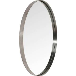 👉 Steel metaal active modern chic zilver Mirror Curve Round NatureØ100 cm 4025621827177