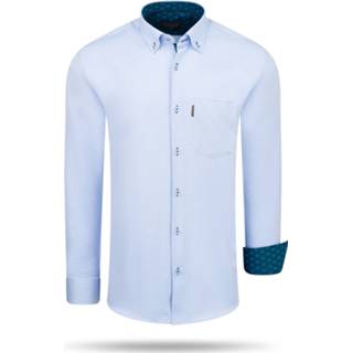 Cappuccino Italia Regular fit overhemd baby blue blauw