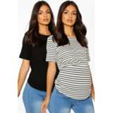 👉 Maternity 2 Pack Nursing Tee, Black